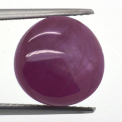 10,52ct.Star Ruby Cabochon Round Cut