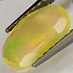 0.90ct Ethiopian Noble Opal oval cut 9.0x6.0mm