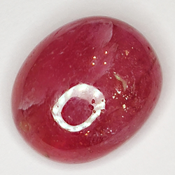 12.83ct Rubin cabochon oval 14.2x11.7mm