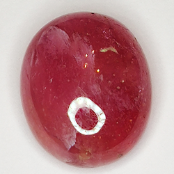 12.83ct Rubin cabochon oval 14.2x11.7mm