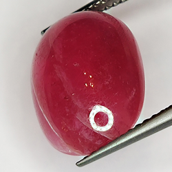 11.95ct Ruby cabochon oval 16.0x10.9mm