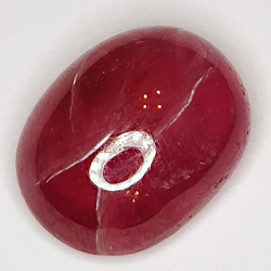 8.67ct Rubin cabochon oval 12.9x10.0mm