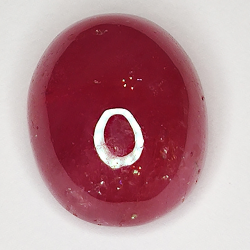 16.14ct Rubin cabochon oval 14.8x12.1mm