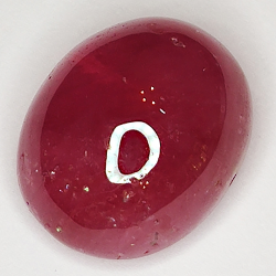 16.14ct Rubino cabochon ovale 14.8x12.1mm