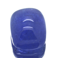 23,92ct Tanzanite Oeil de Chat taille cabochon 17,13x13,53mm