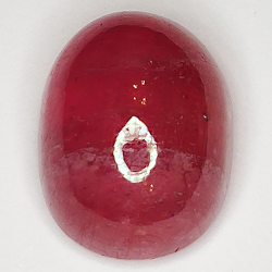 17.85ct Rubin cabochon oval 16.3x13.7mm