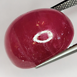 17.85ct Ruby cabochon oval 16.3x13.7mm