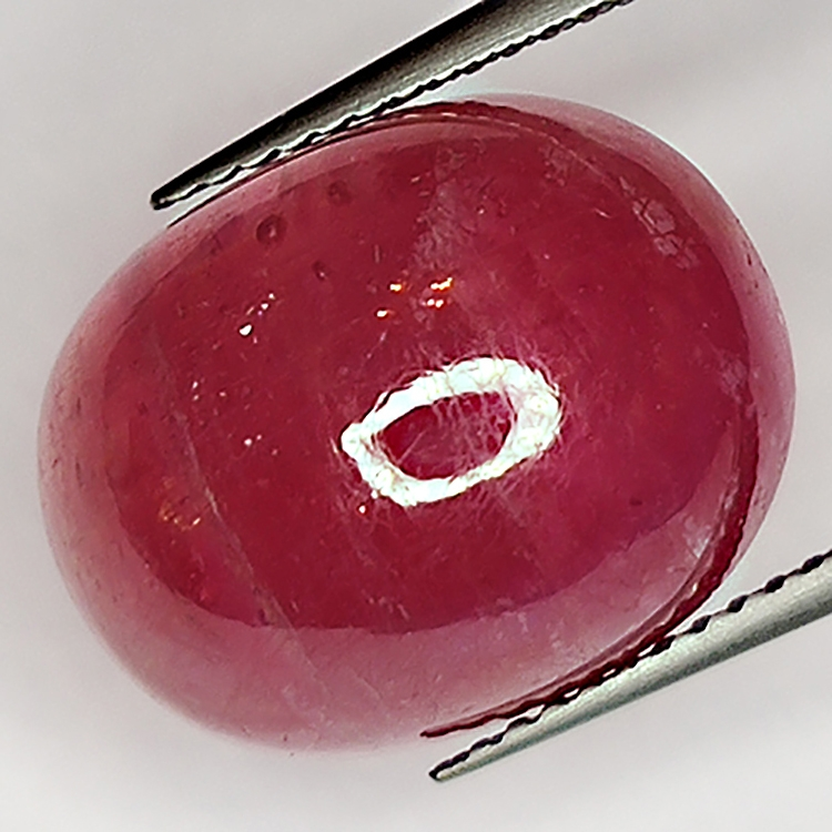 17.85ct Rubin cabochon oval 16.3x13.7mm