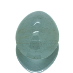 10,93 ct. Aquamarine Cat's eye Oval Cabochon Cut