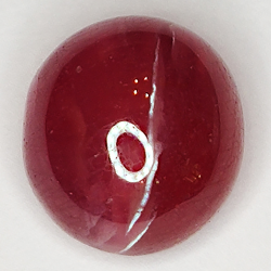 12.70ct Rubin cabochon oval 12.1x11.2mm