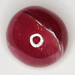 12.70ct Rubin cabochon oval 12.1x11.2mm