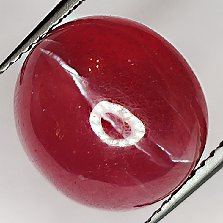 12.70ct Ruby cabochon oval 12.1x11.2mm