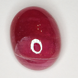 12.28ct Rubin cabochon oval 14.0x10.8mm