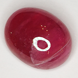 12.28ct Ruby cabochon oval 14.0x10.8mm