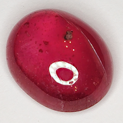 10.66ct Rubino cabochon ovale 13.7x11.0mm