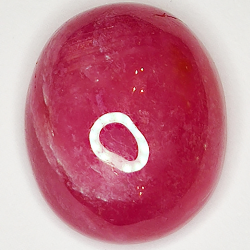 18.10ct Ruby cabochon oval 16.3x13.5mm