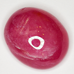 18.10ct Ruby cabochon oval 16.3x13.5mm