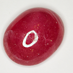 16.48ct Rubin cabochon oval 16.7x13.3mm