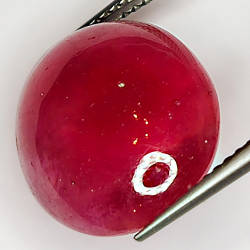 15.71ct Ruby cabochon oval 17.2x13.8mm