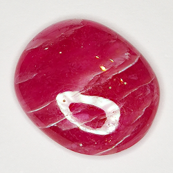 11.30ct Ruby cabochon cushion 16.2x13.6mm