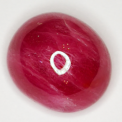 17.44ct Rubino cabochon ovale 14.7x12.8mm