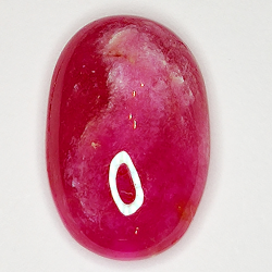 11.40ct Rubin cabochon oval 16.9x11.0mm