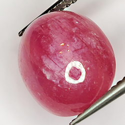 10.55ct Ruby cabochon oval 12.9x10.8mm