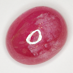 10.55ct Rubin cabochon oval 12.9x10.8mm