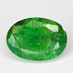 0.56ct Emerald oval cut 6.4x4.5mm