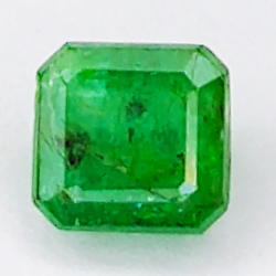 0.77ct Smeraldo taglio smeraldo 5.2x4.9mm