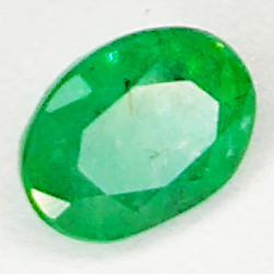 0.96ct Smeraldo taglio ovale 6.8x5.0mm