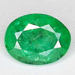 1.27ct Esmeralda talla oval 7.6x5.9mm