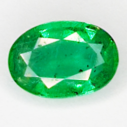 1.23ct Smaragd ovalschliff 8.2x5.7mm