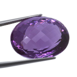 40.21ct Amethyst Oval Cut 23.6x18.2mm