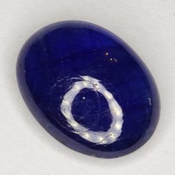 6.45ct Bleu Saphir cabochon ovale 13.1x9.9mm