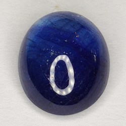 5.74ct Blue Sapphire cabochon oval 11.7x9.5mm