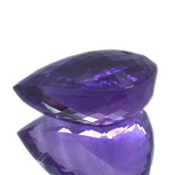 43,83ct Améthyste taille poire 26,85x20,94 mm