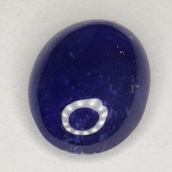 5.24ct Blauer Saphir cabochon oval 11.7x9.1mm