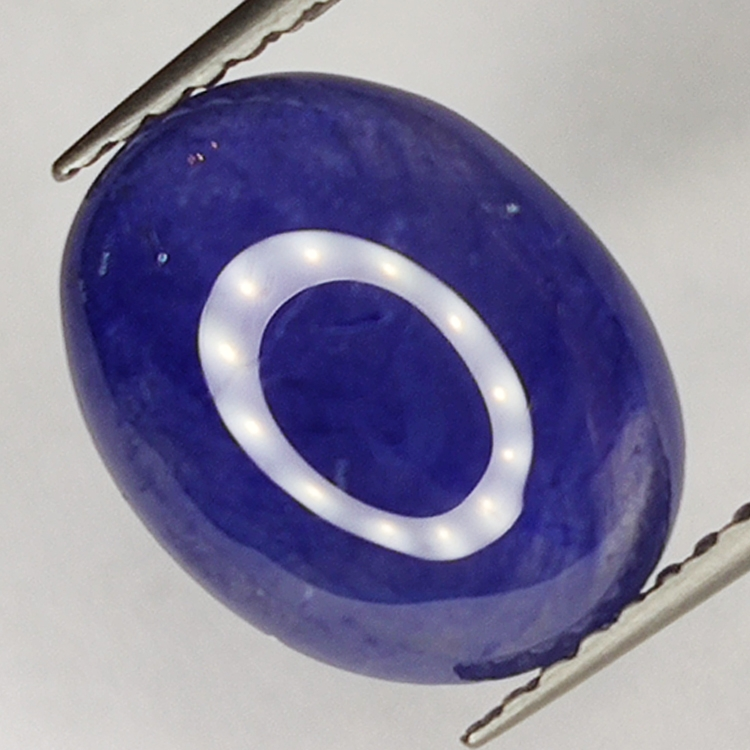 5.24ct Blue Sapphire cabochon oval 11.7x9.1mm