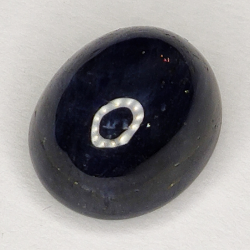 6.00ct Blauer Saphir cabochon oval 10.2x8.4mm