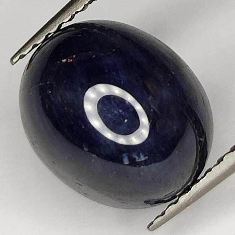 6.00ct Blue Sapphire cabochon oval 10.2x8.4mm