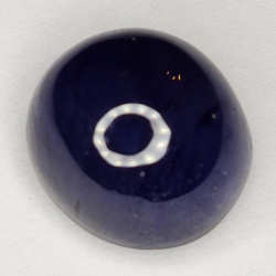 10.99ct Blauer Saphir cabochon oval 11.4x10.4mm