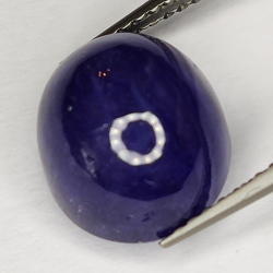 8.92ct Blue Sapphire cabochon oval 11.0x9.5mm