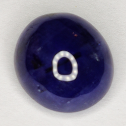 7.78ct Blauer Saphir cabochon oval 11.3x10.2mm