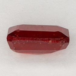 2.00ct Ruby emerald cut 7.7x5.4mm