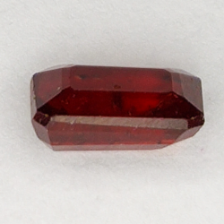 2.05ct Ruby emerald cut 7.8x5.8mm