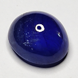 5.72ct Bleu Saphir cabochon ovale 10.5x9.1mm