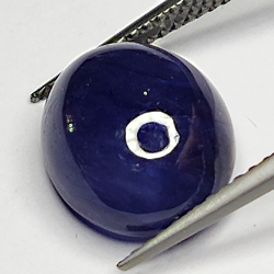 8.10ct Zaffiro Blu cabochon ovale 11.8x9.9mm