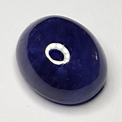 8.10ct Blue Sapphire cabochon oval 11.8x9.9mm