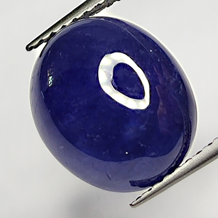 8.10ct Blue Sapphire cabochon oval 11.8x9.9mm